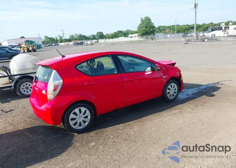 2012 Toyota Prius C Two from USA, damaged, VIN JTDKDTB35C1521476
